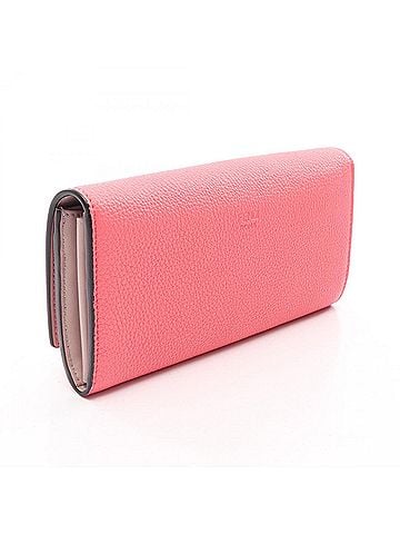 Fendi Fendi Peekaboo Selleria Bi-fold Long Wallet, Leather, Women's, Pink (view 2)