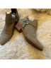 FRYE Frye Tan Suede Back Zip Up Booties Boots - photo 5