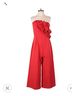Topshop 92% Polyester 8% Elastane 100% Polyester Red Jumpsuit Size 6 - photo 6