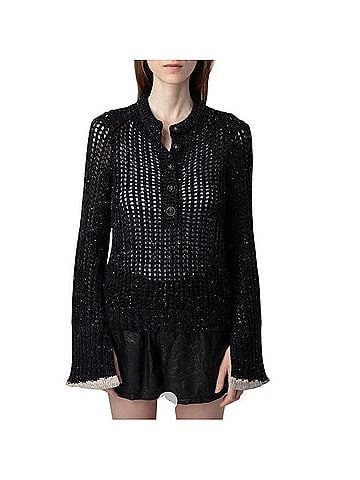 Zadig & Voltaire Defile Halty Weco Cashmere Pullover Sweater (view 1)