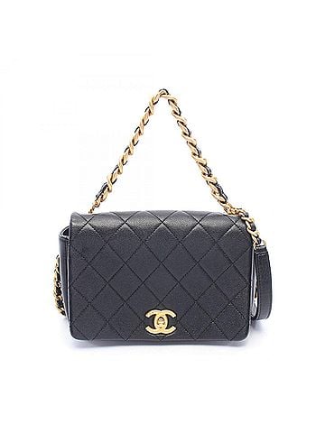 Chanel Chanel Matelassé Shoulder Bag/Handbag, Caviar Leather (Grained Calfskin), Women's, Black, AS3103 (view 1)
