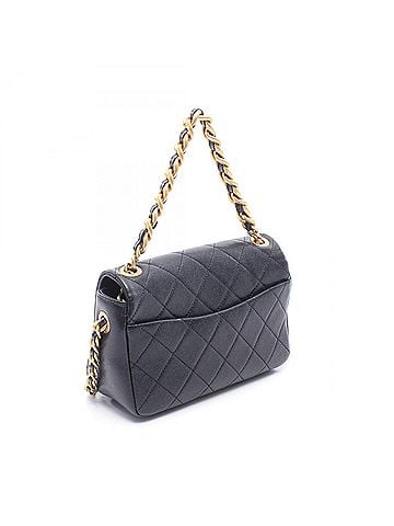Chanel Chanel Matelassé Shoulder Bag/Handbag, Caviar Leather (Grained Calfskin), Women's, Black, AS3103 (view 2)