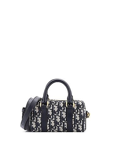 Christian Dior Groove Convertible Bowling Bag Oblique Canvas Nano (view 1)