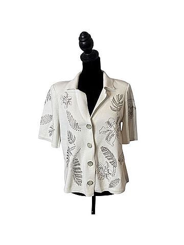 Chico's Milano Embroidered Sweater Cardigan (view 1)