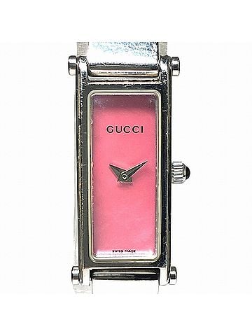 Gucci Gucci GUCCI watch, total weight 27.2g, stainless steel, quartz movement, pink mother-of-pearl dial, 1500L (view 1)