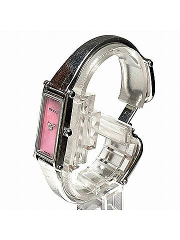 Gucci Gucci GUCCI watch, total weight 27.2g, stainless steel, quartz movement, pink mother-of-pearl dial, 1500L (view 2)