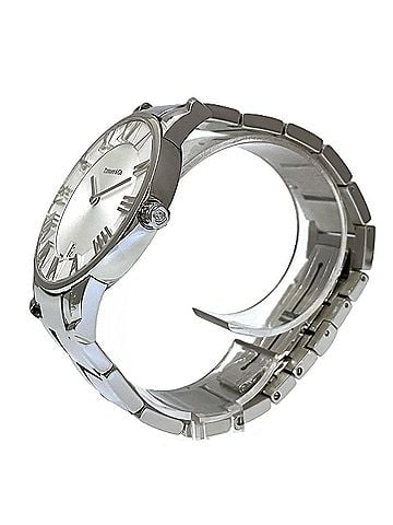 Tiffany & Co. Tiffany &amp; Co. Atlas Dome Watch, Total Weight 107.6g, Stainless Steel, Quartz, White Dial, Z1800.11.10A21A00A (view 2)