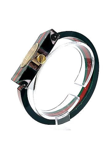 Gucci Gucci Vintage Web Watch, Sherry, Total Weight 23.8g, Resin, Quartz Movement, Gold Dial, YA143501 143.5 (view 2)