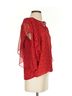 MISA Los Angeles 100% Viscose Floral Red Blouse Size XS - photo 5