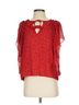 MISA Los Angeles 100% Viscose Floral Red Blouse Size XS - photo 1