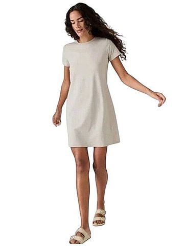 Athleta Essential Tee Stretch Dress Casual Dress (view 1)
