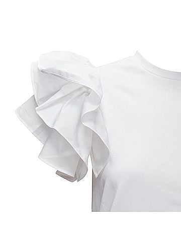 Alexander McQueen Alexander Mcqueen Ruffle Sleeve T-Shirt (view 2)