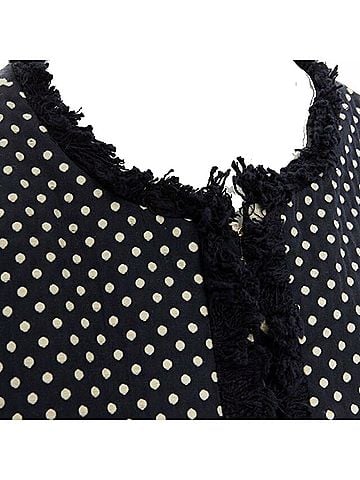 Tory Burch Tory Burch Polka Dot Jacquard Coat (view 2)