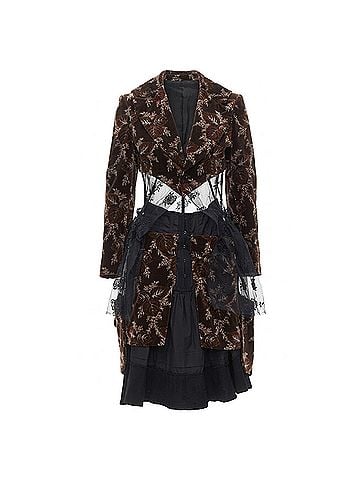 Comme des Garçons Comme Des Garcons Velvet Mesh Skirt Set (view 1)