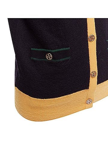 Tory Burch Tory Burch Wool Colorblocked Cardigan (view 1)
