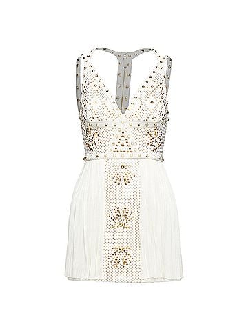 Versace Versace 2011 Runway Studded Leather Dress (view 1)