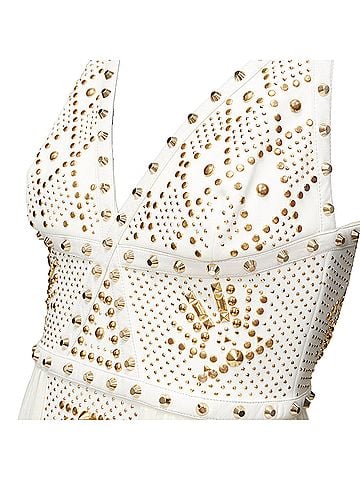 Versace Versace 2011 Runway Studded Leather Dress (view 2)