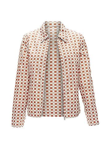 MARNI Marni Checkerboard Zip Shell Jacket (view 1)