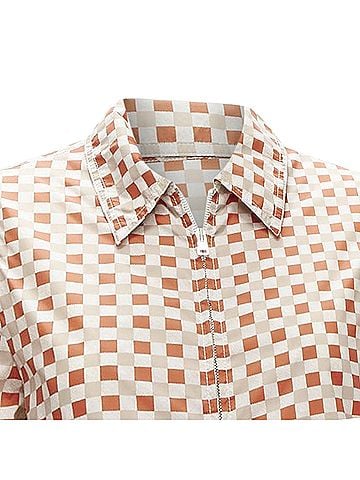 MARNI Marni Checkerboard Zip Shell Jacket (view 2)