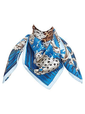 Cartier Cartier Silk Panther Print Scarf (view 1)