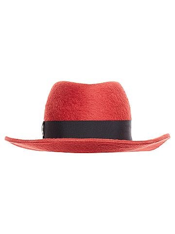 Saint Laurent Saint Laurent Rabbit Felt Fedora Hat (view 1)
