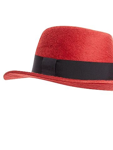Saint Laurent Saint Laurent Rabbit Felt Fedora Hat (view 2)