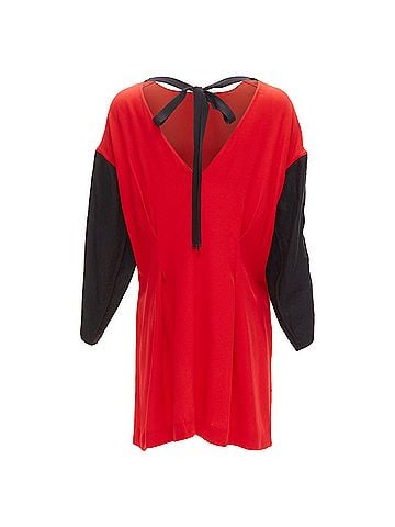 MARNI Marni Contrast Cutout Tie Back Dress (view 1)