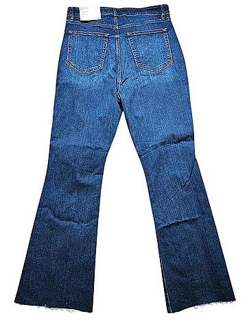 Ann Taylor LOFT The Slim Flare High Rise Curvy Fit Jeans (view 2)