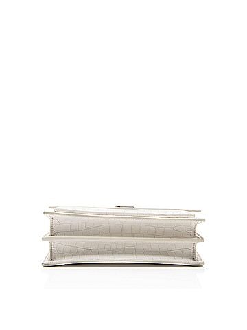 Saint Laurent Saint Laurent Croc Embossed Leather Monogram Sunset Medium Shoulder Bag (view 2)