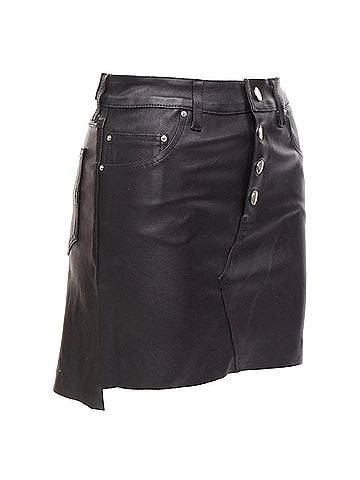Amiri Amiri Leather Mini Skirt (view 1)