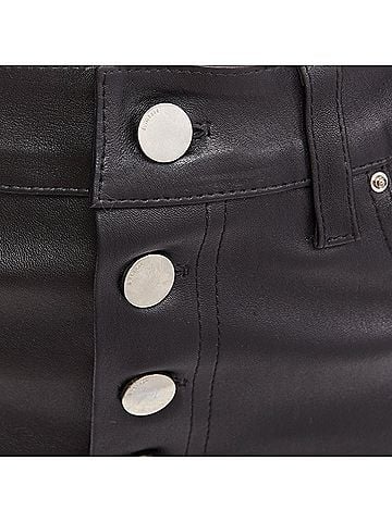 Amiri Amiri Leather Mini Skirt (view 2)