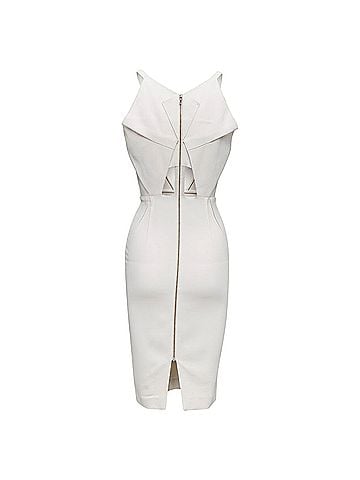 Roland Mouret Roland Mouret Origami Pleat Shift Dress (view 2)