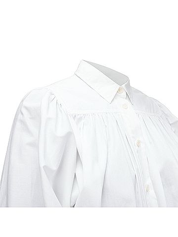 MARNI Marni Cotton Drawstring Puff Blouse (view 2)