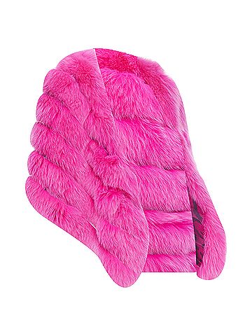 Christian Dior Christian Dior Fur Leopard Silk Shawk (view 2)