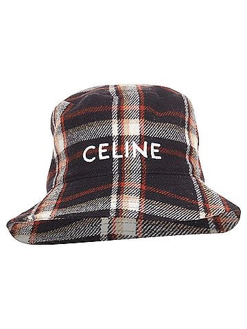 Céline Celine 2021 Plaid Wool Bucket Hat (view 1)
