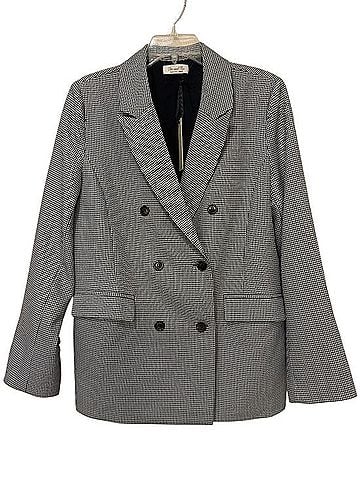 Doe & Rae Houndstooth Double Breasted Blazer Jacket (view 1)
