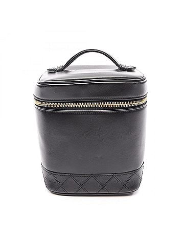 Chanel Chanel Bicolore Handbag, Leather, Women's, Black (view 1)