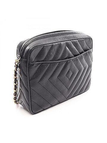 Chanel Chanel CHANEL Diamond Stitch Coco Mark Shoulder Bag Handbag Caviar Skin (Grained Calf) Women's Black (view 2)
