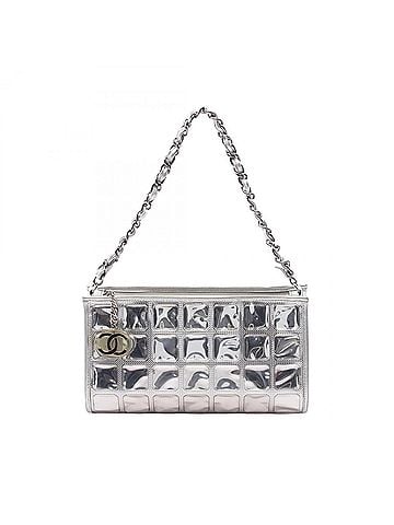 Chanel Chanel Ice Cube Handbag, Vinyl Leather Women's, Silver Tone (view 1)
