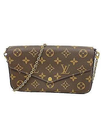 Louis Vuitton Louis Vuitton Monogram Pochette Felicie M61276 Fuchsia Women's Wallet/Shoulder Wallet OP013544 (view 1)