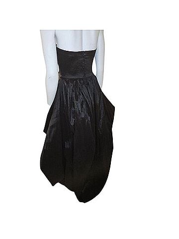 Windsor Taffeta Strapless High-Low Evening Dress With Bubble Hemline Cocktail Dress (view 2)