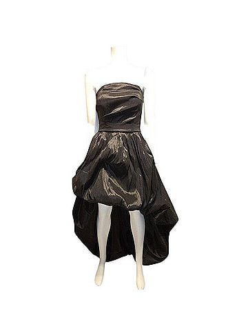 Windsor Taffeta Strapless High-Low Evening Dress With Bubble Hemline Cocktail Dress (view 1)