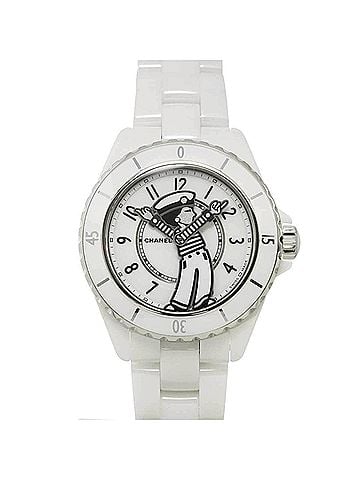 Chanel Chanel Mademoiselle J12 La Pausa H7481 Limited Edition Men's Watch White Ceramic Automatic (view 1)