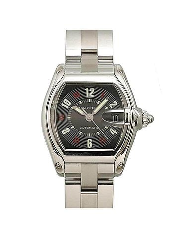 Cartier Cartier Roadster LM W62002V3 Men's Watch, Date, Black, Automatic Movement (view 1)
