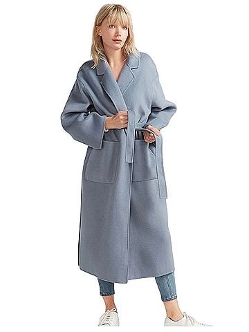 Belle & Bloom Wide Awake Split Hem Coat (view 1)