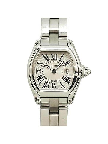 Cartier Cartier Roadster SM W62016V3 Ladies' Watch, Date, Silver, Quartz Watch (view 1)