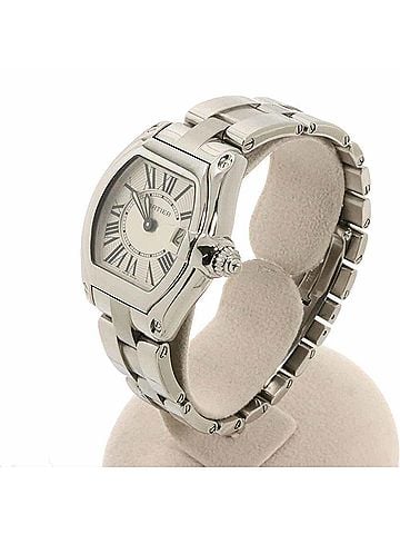 Cartier Cartier Roadster SM W62016V3 Ladies' Watch, Date, Silver, Quartz Watch (view 2)