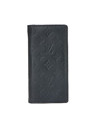 Louis Vuitton Louis Vuitton Monogram Shadow Portefeuille Brazza Bi-fold Long Wallet, Leather, Black, M62900 Wallet (view 1)