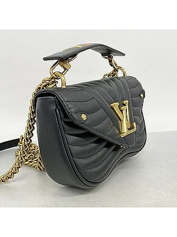 Louis Vuitton Louis Vuitton New Wave Chain Bag PM M51683 Noir 2-way bag for women OP019352 (view 2)