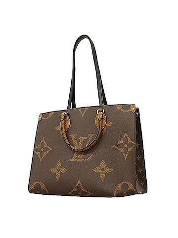 Louis Vuitton Louis Vuitton Monogram Giant Reverse OnTheGo MM Tote Bag M45321 Brown (Men's/Women's) OP018320 (view 1)